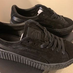 PUMA X FENTY Black Suede Creepers